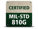 Getac - ikona MIL-STD 810G