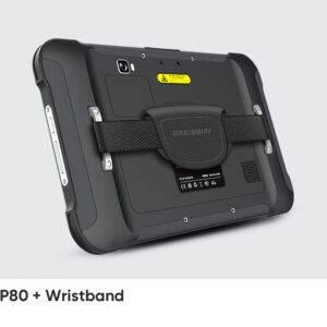 Chainway P80 - Tablet przemysłowy - widok z tyłu - pasek na rękę